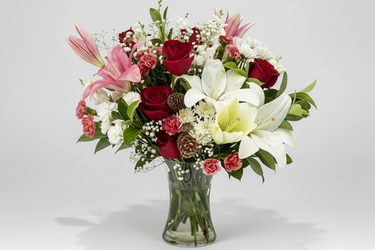 Crimson Christmas Glow